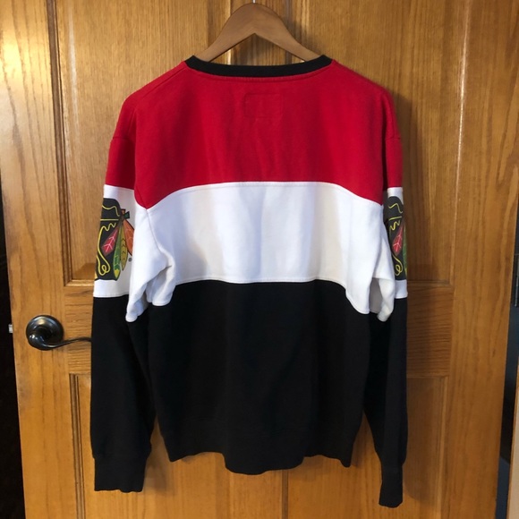 Chicago Blackhawks Mens Crewneck Sweatshirt S XL - Picture 4 of 7